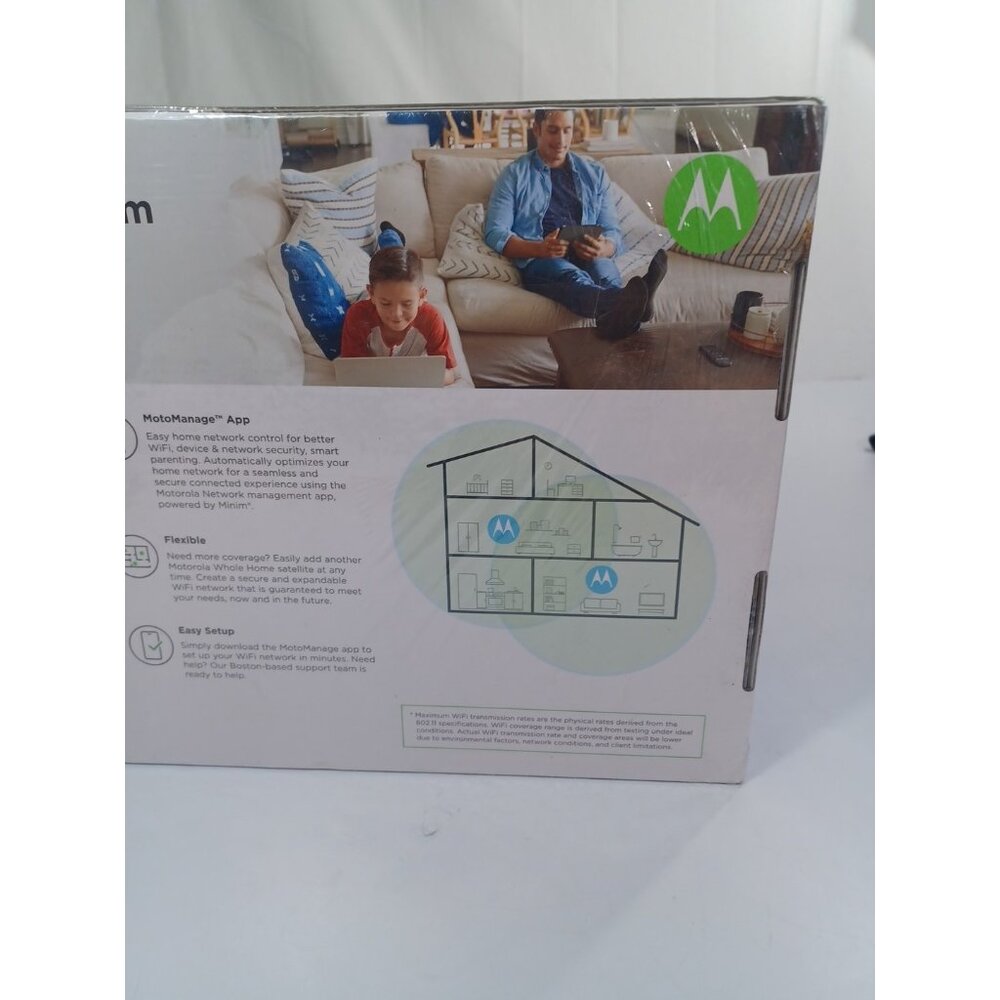 Motorola White Wireless Router Mesh System - Picture 8 of 8